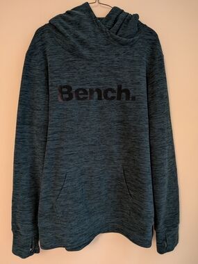 Bench Women's Fleece Teal Hoodie Sweater